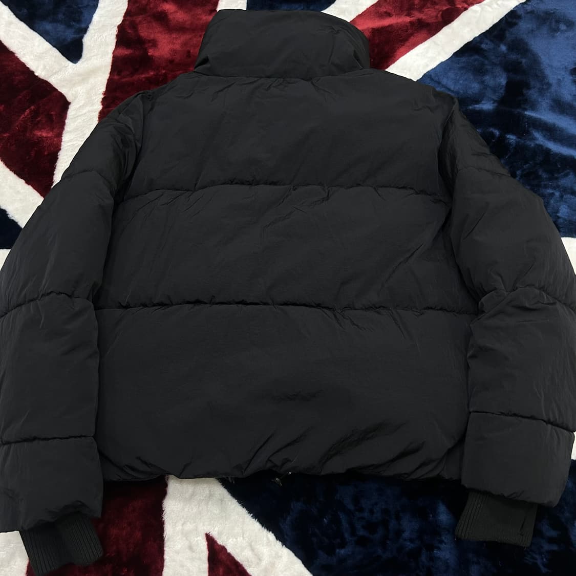 [한국M]ZARA 넥카라 숏패딩/블랙 상품이미지6