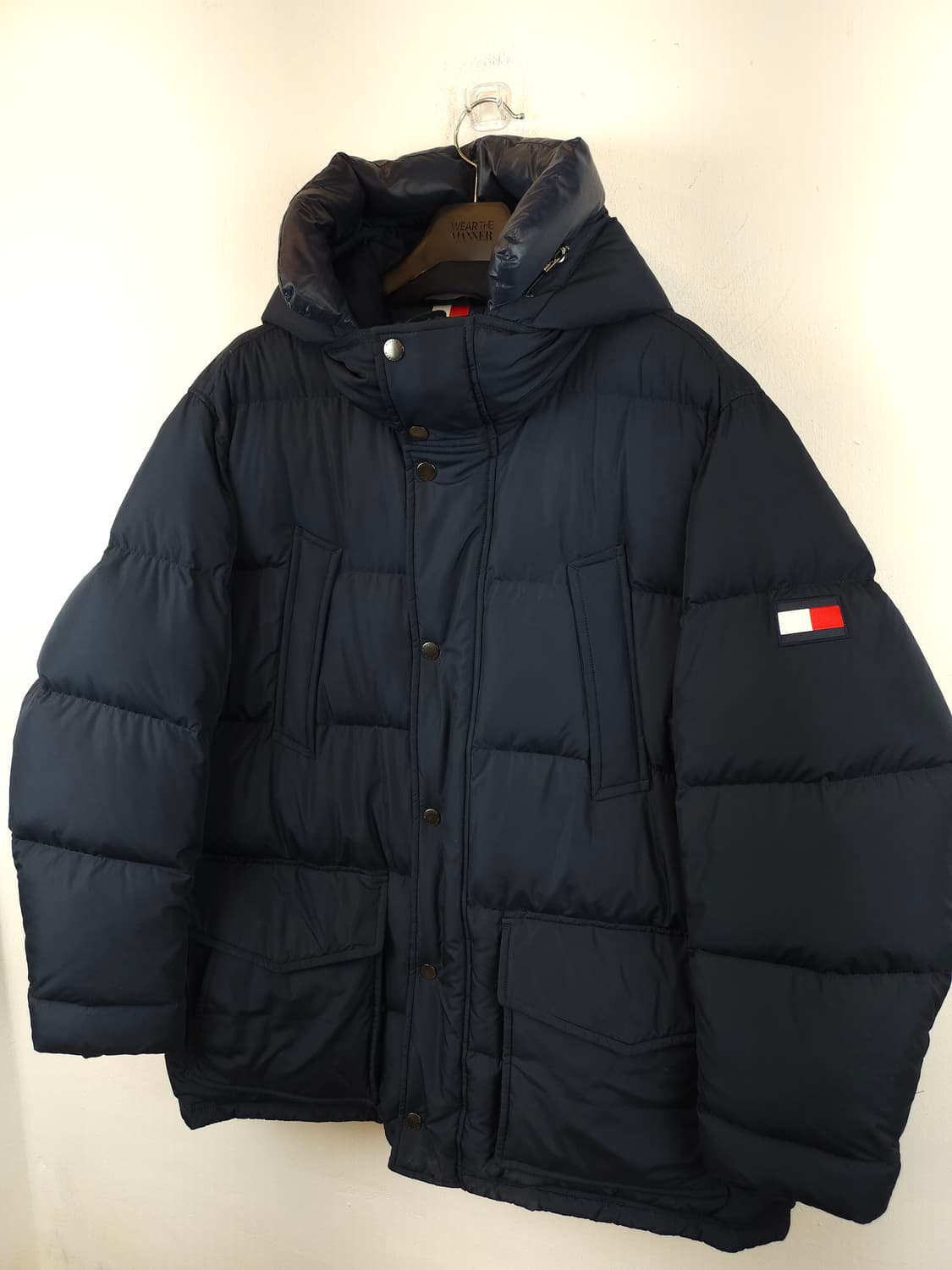 타미힐피거 정품 구스후드패딩점퍼 115-125 4XL 5XL 새제품급 상품이미지2