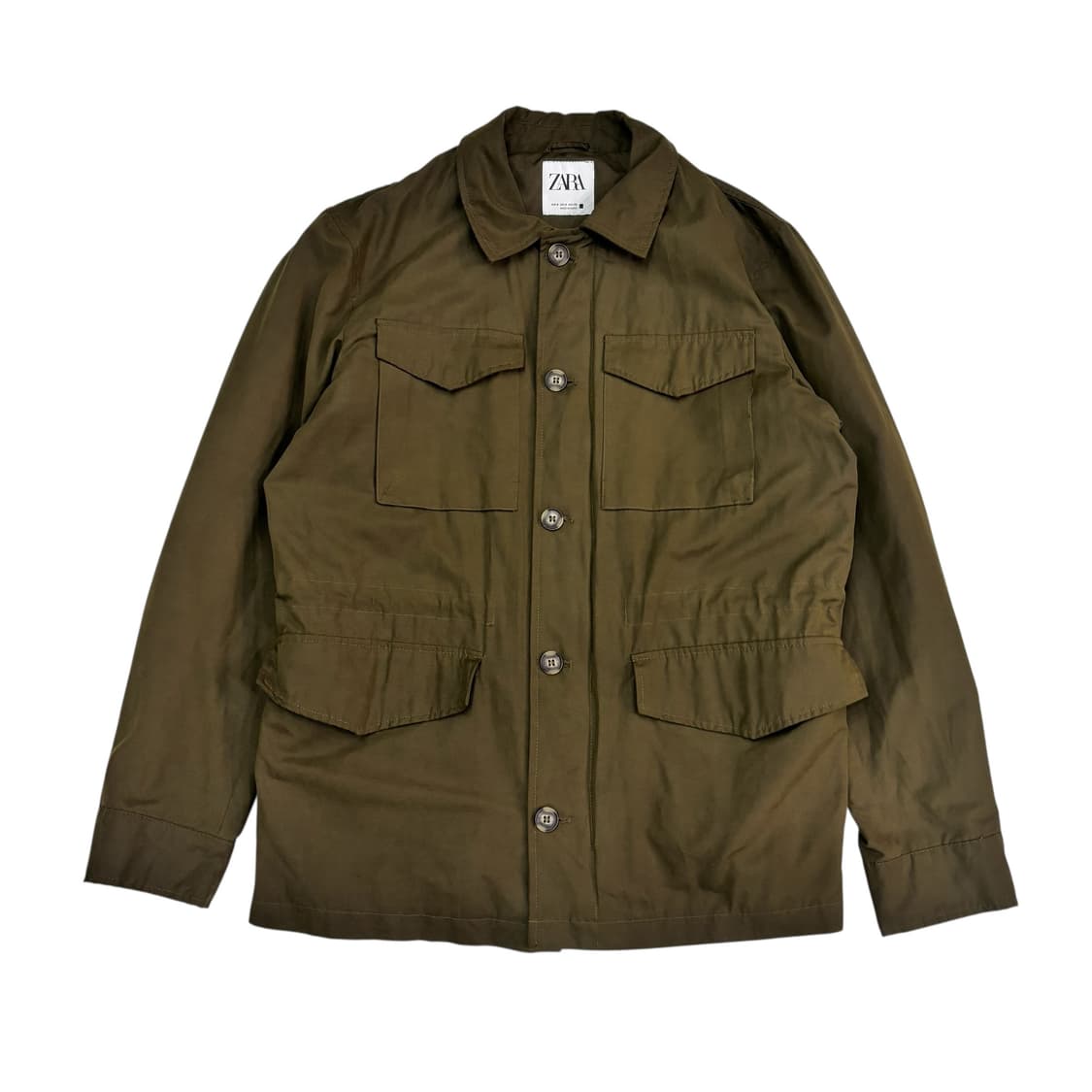 자라 카키 클래식 야상 자켓 상품이미지1