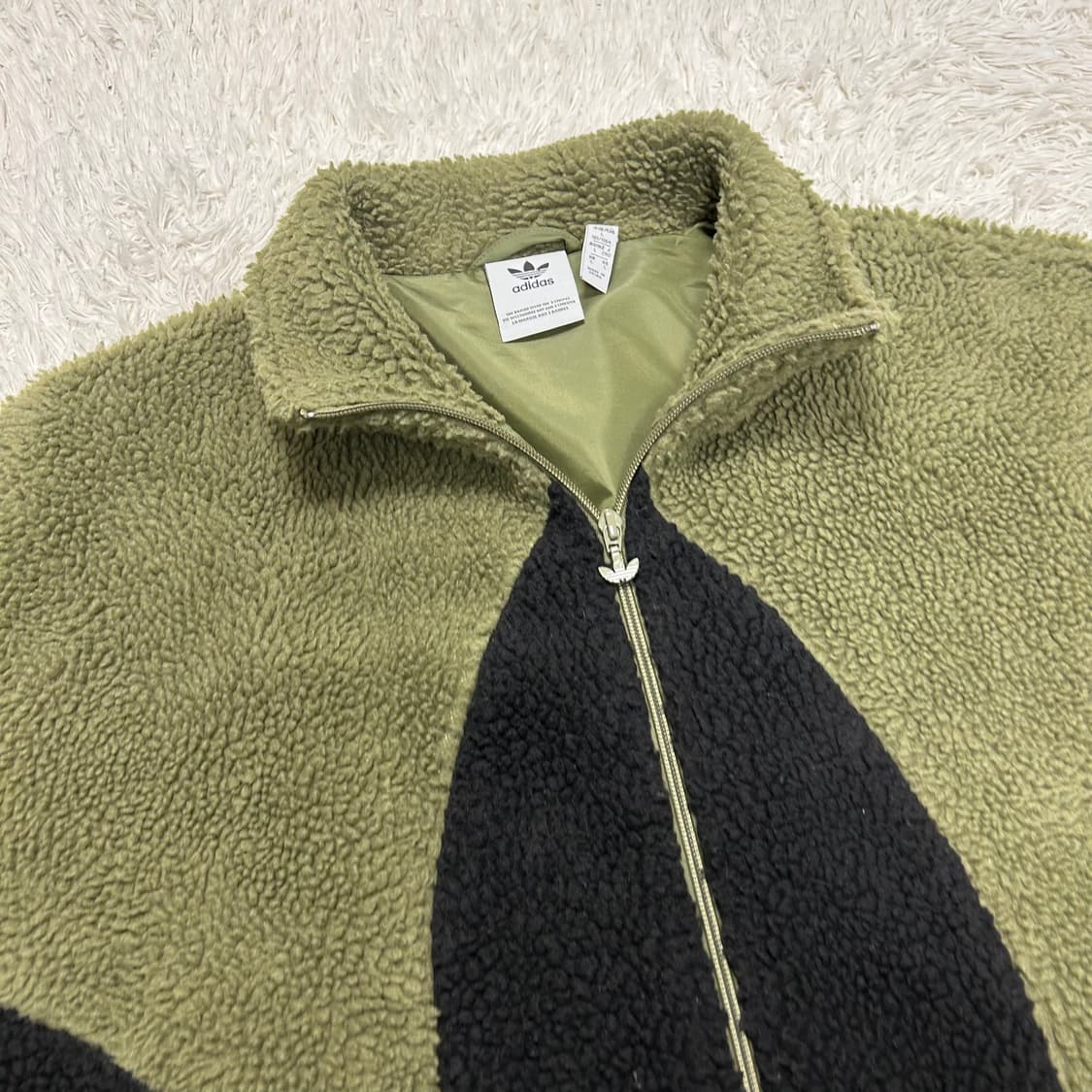 Adidas Big Trefoil Khaki Fleece 상품이미지5