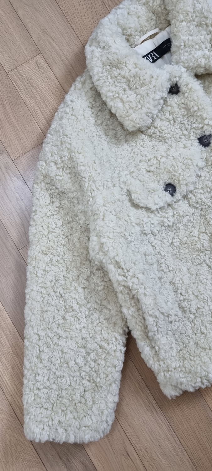 ZARA 에코퍼 시어링 오버핏 자켓 S _ 여성 상품이미지4