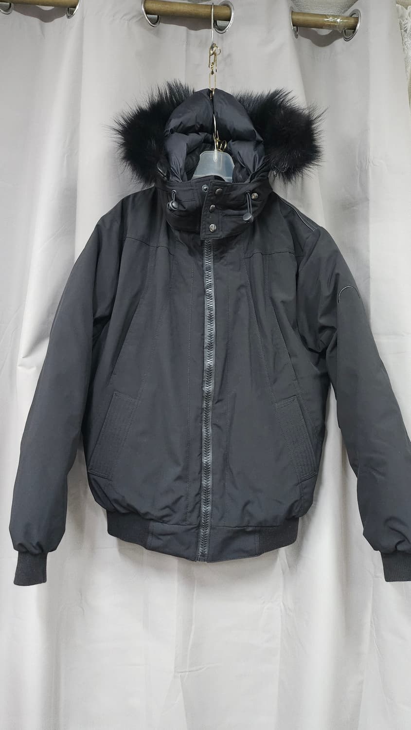 CMFR곰리 블랙 패딩 점퍼 M 상품이미지1