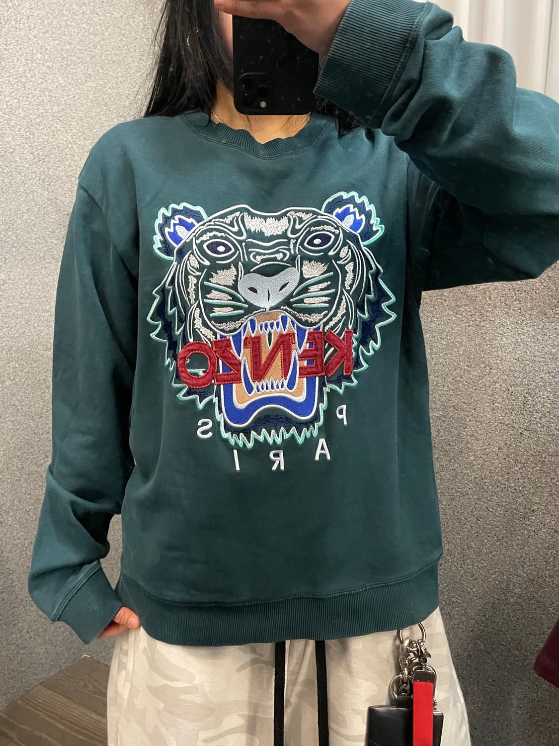 Kenzo Tiger Embroidered Sweatshirt 상품이미지1