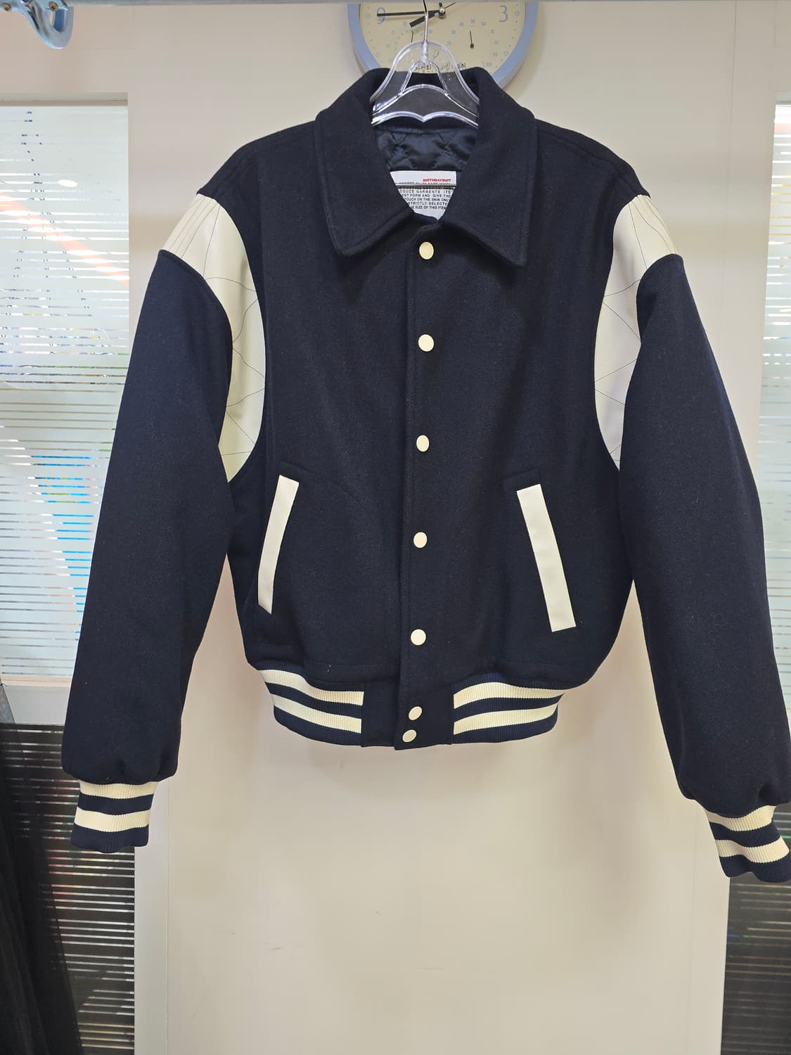 BIRTHDAYSUIT 바시티 자켓 L 네이비 상품이미지1