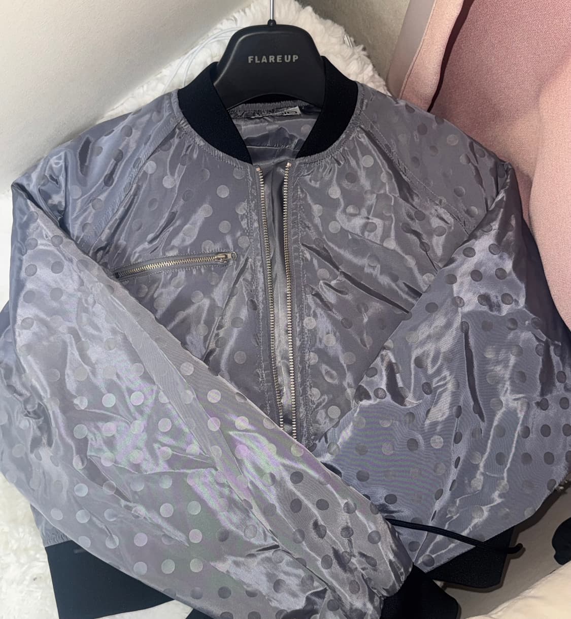 뚜오미오 리본 도트 블루종  상품이미지4