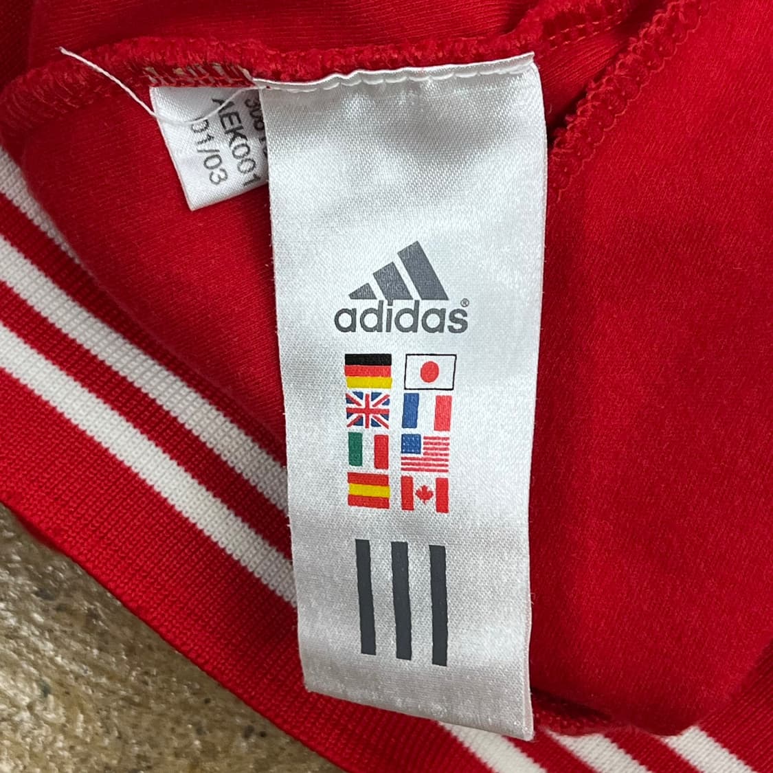 아디다스 프랑스 코튼 면 집업  상품이미지6