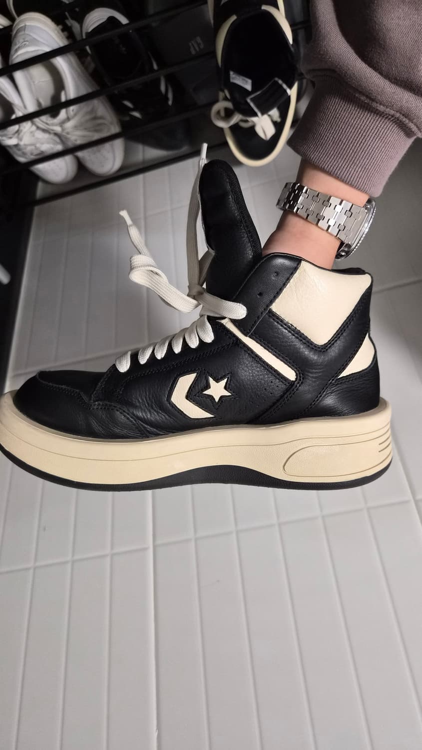 컨버스X다크쉐도우 터보웨폰 블랙크림 260 상품이미지2