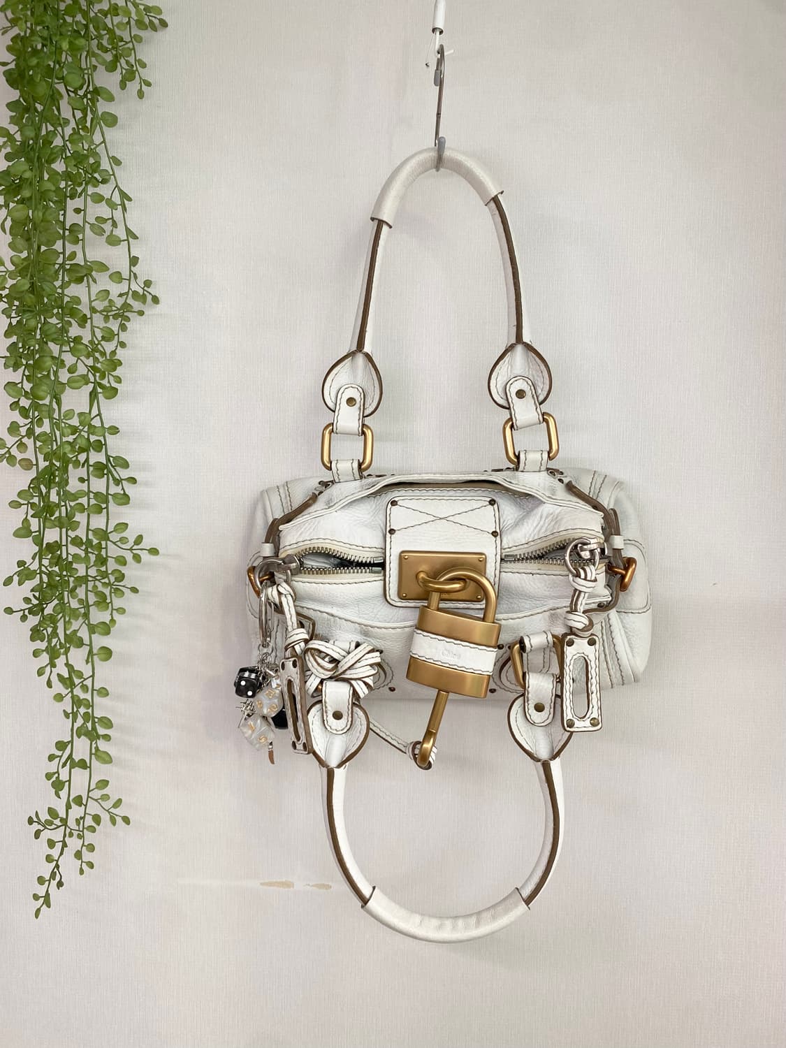 끌로에 패딩턴 미니 화이트 숄더백 (정품) 상품이미지1