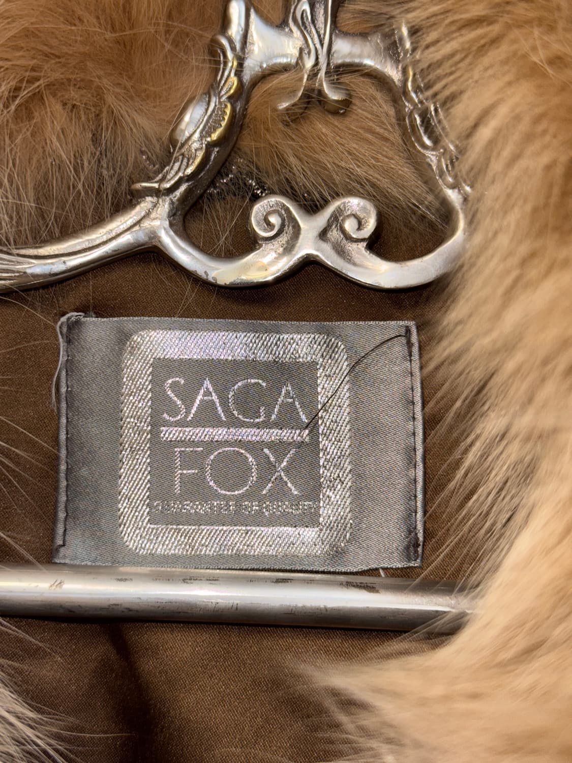 SAGA FOX mixed beige fox fur jacket 상품이미지4