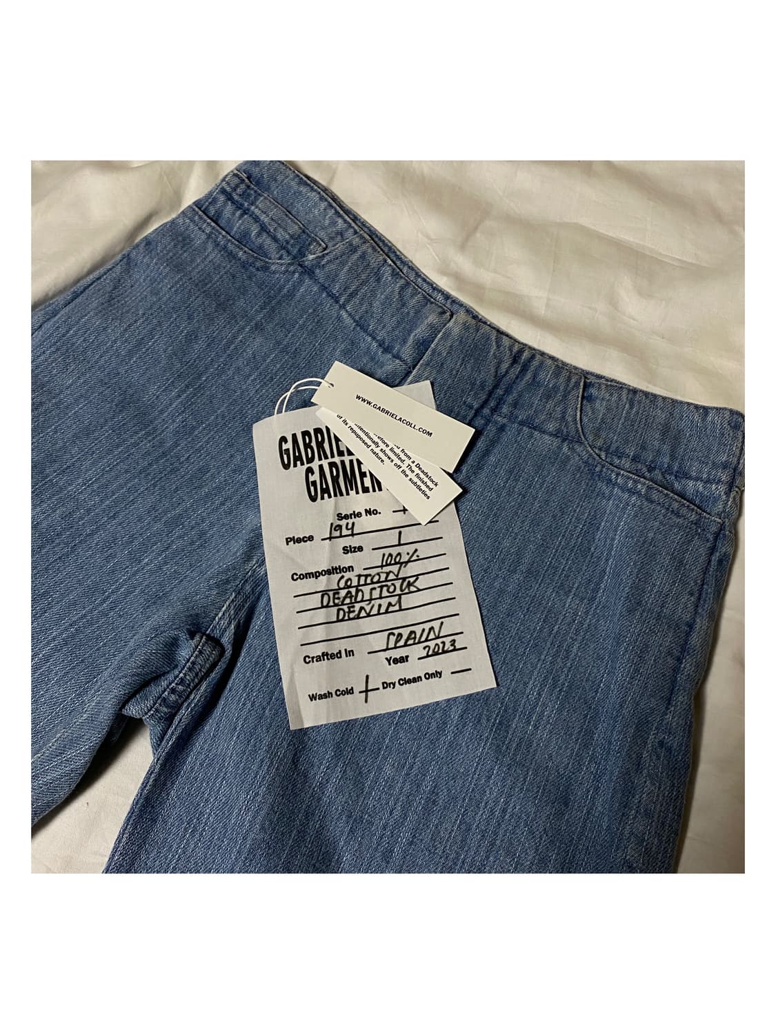 가브리엘라 콜 가먼츠 슬럽 데님 팬츠 아카이브 청바지 슬랙스 트라우져 상품이미지3