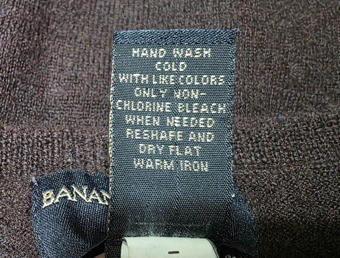 바나나 리퍼블릭 아가일 브이넥 울니트 95사이즈 상품이미지5