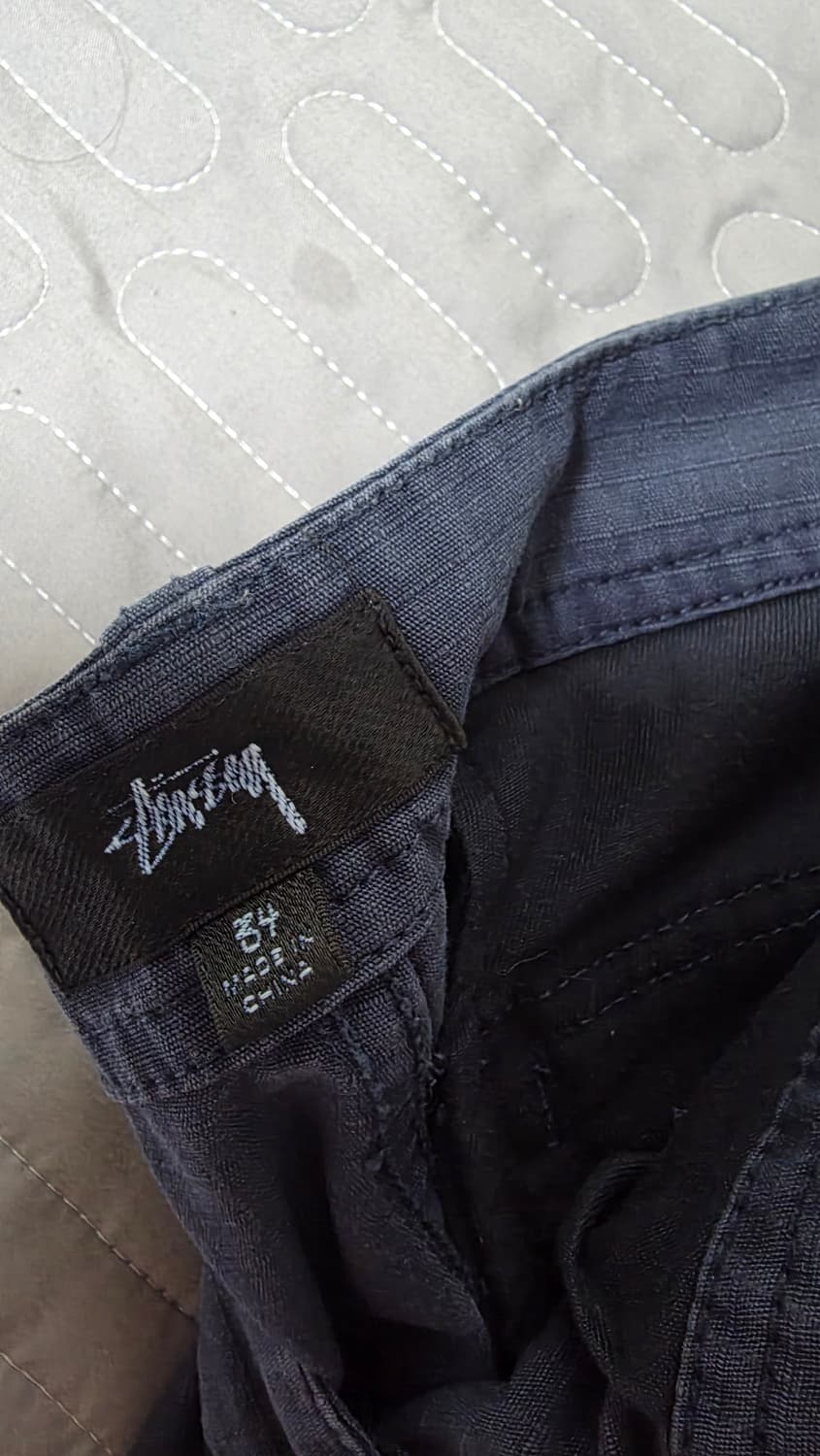 스투시 필드 팬츠 립스탑 블루 상품이미지5