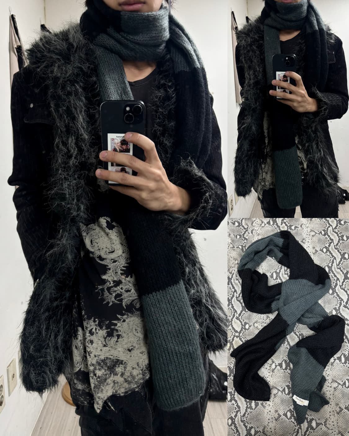 1.Stripe Knit Scarf 2.8 상품이미지1