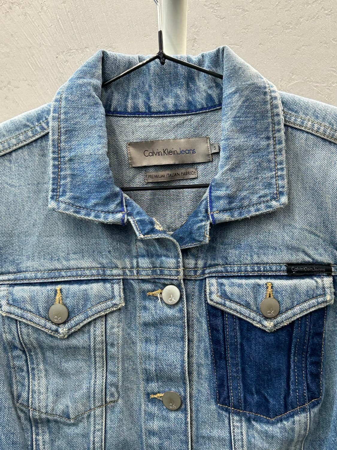 캘빈클라인 데미지 청자켓 상품이미지4