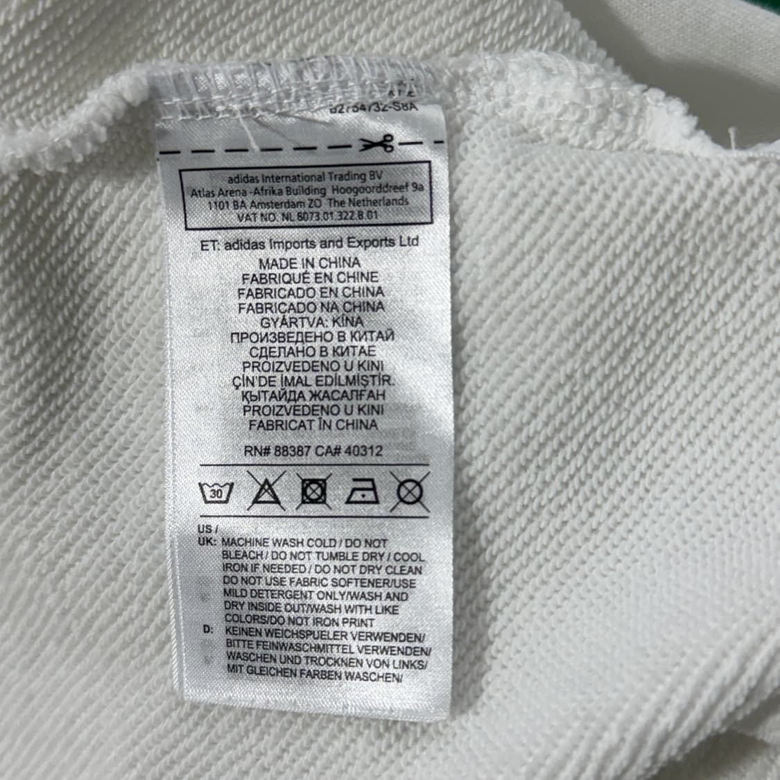 [S] 아디다스 빅로고 크롭 맨투맨 상품이미지7