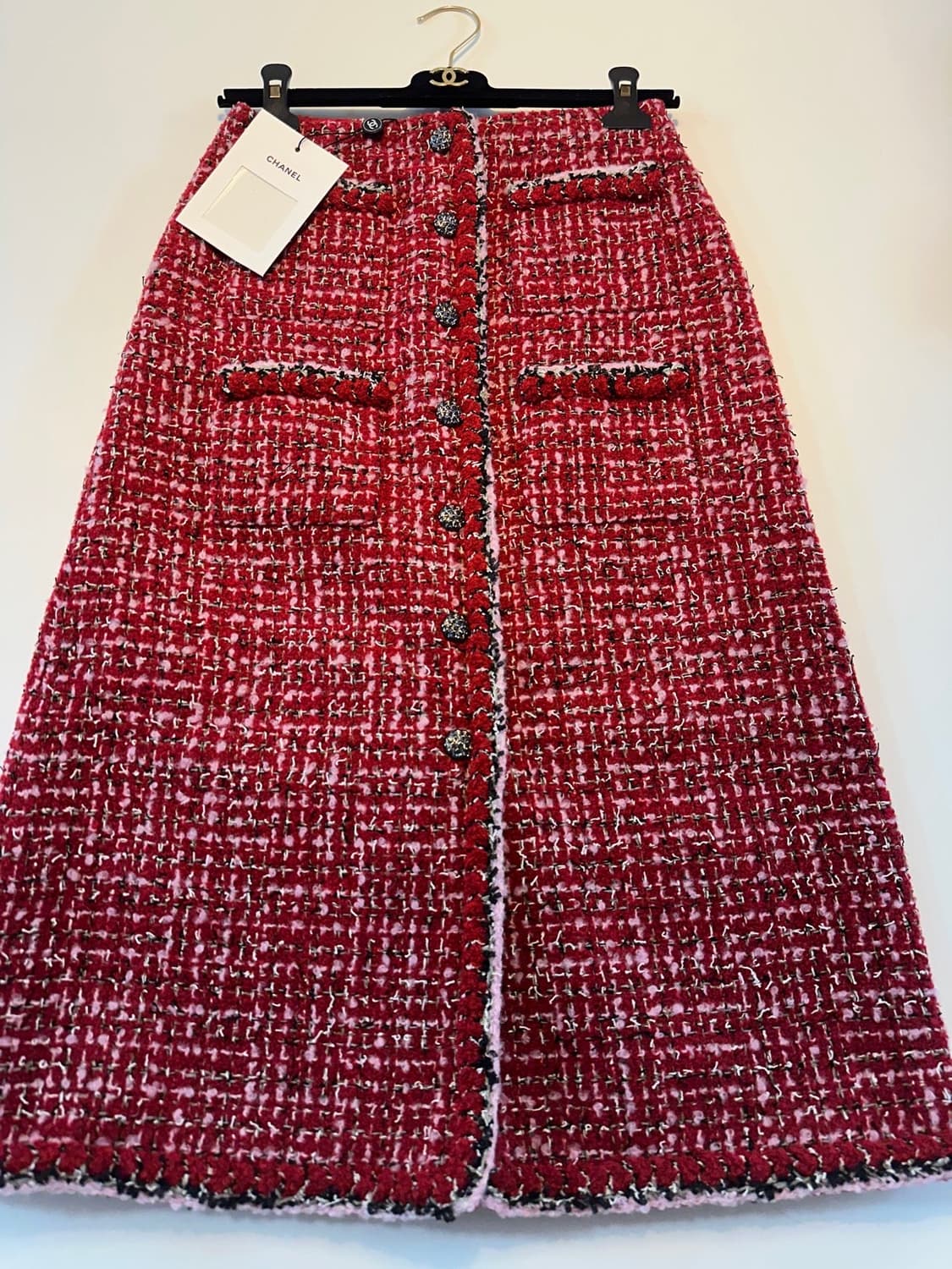 (새상품)샤넬트위드스커트(허리26-27) 상품이미지5