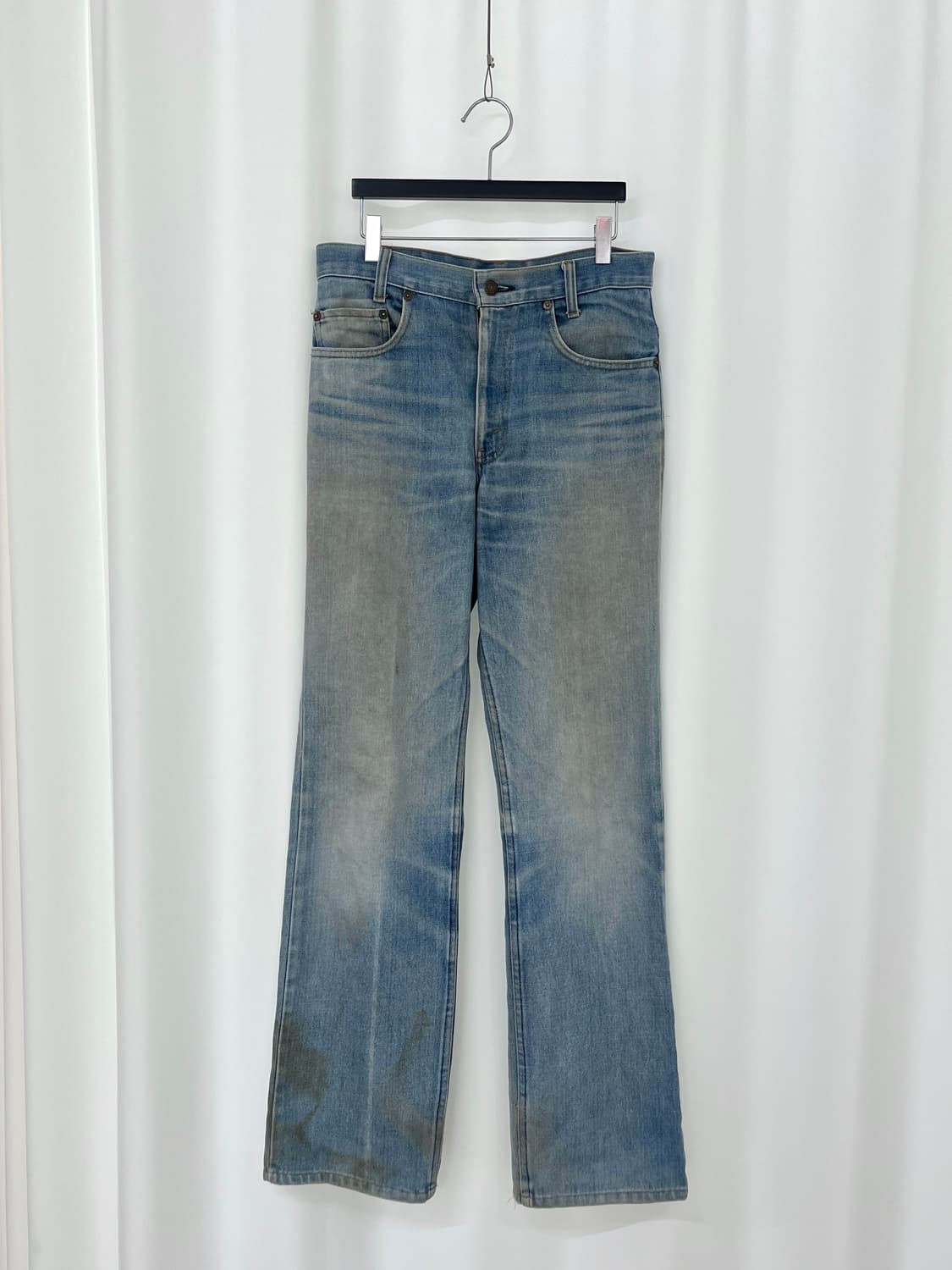 80's Levi's 717 boots cut denim pants 상품이미지1
