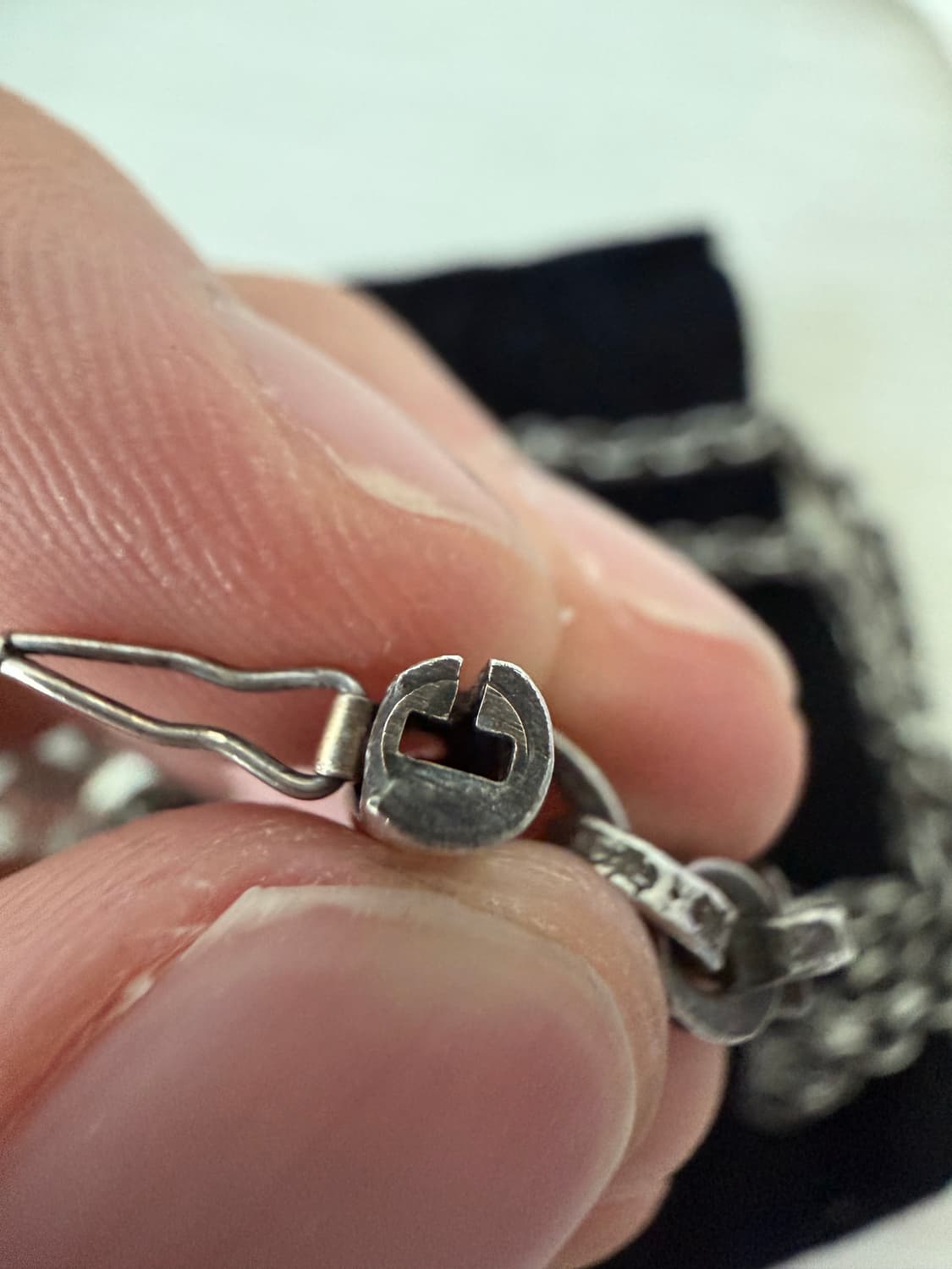 크롬하츠 스몰 크로스 페이퍼체인 일체형 상품이미지9