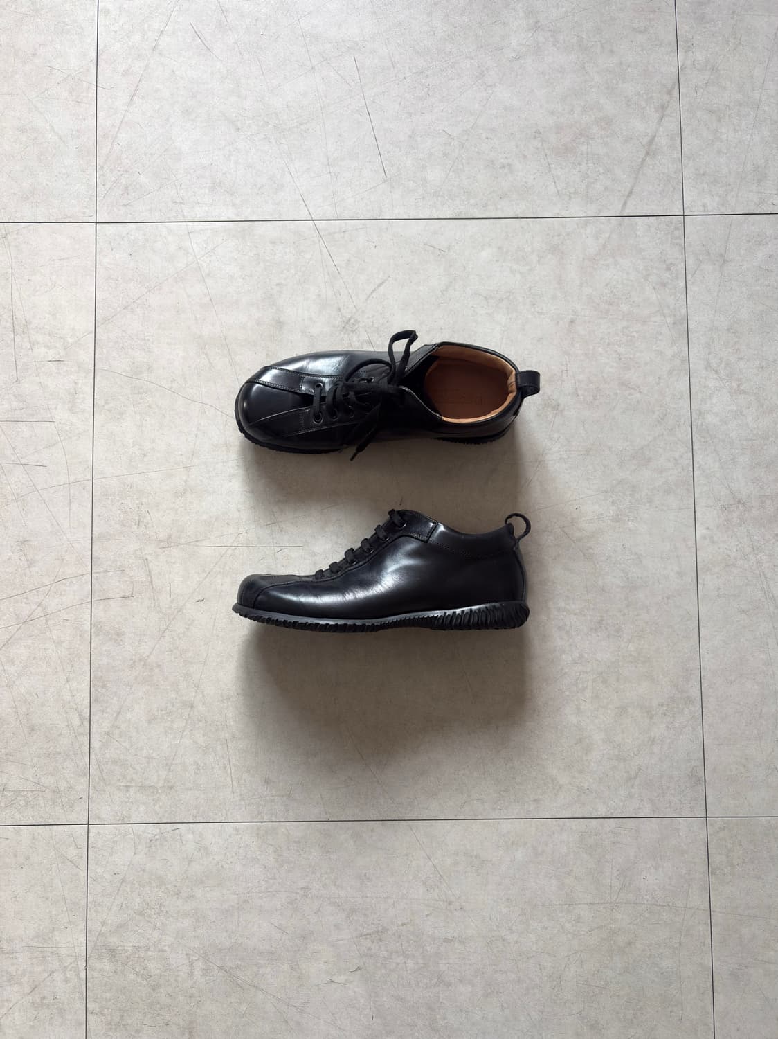 엠포리오 아르마니 레더 슬림 스니커즈 상품이미지3