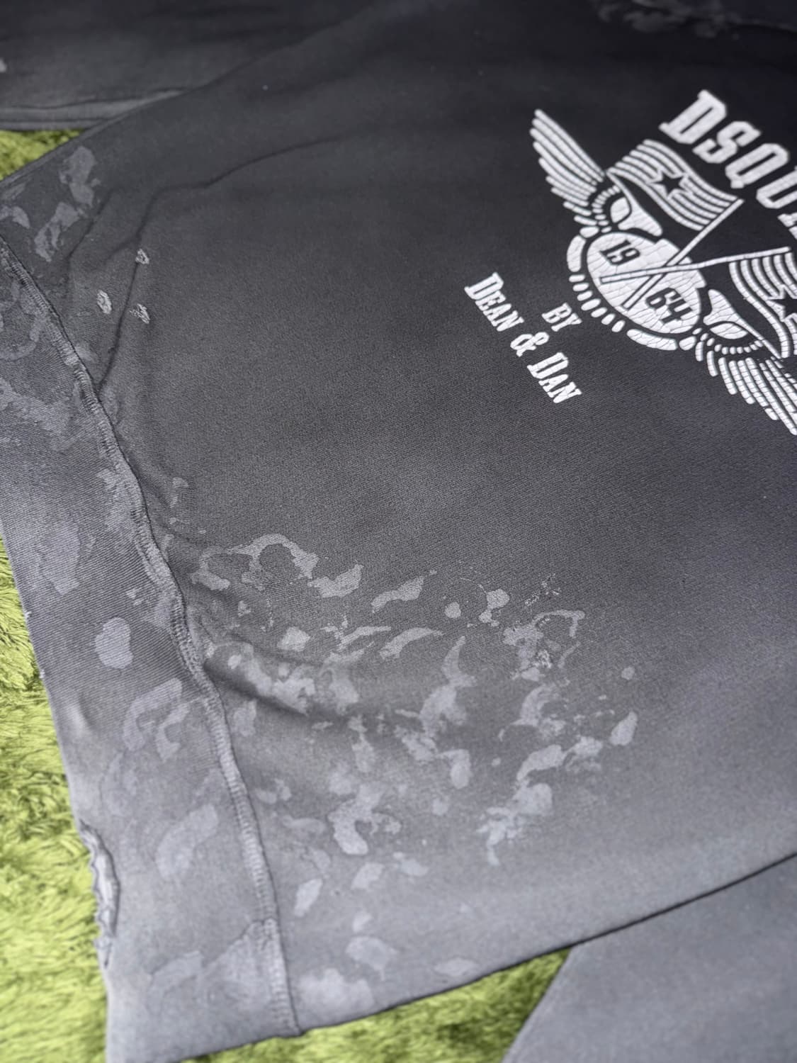 [L] Dsquared2 디스퀘어드2 빈티지 워싱 스웻셔츠 그레이 상품이미지5