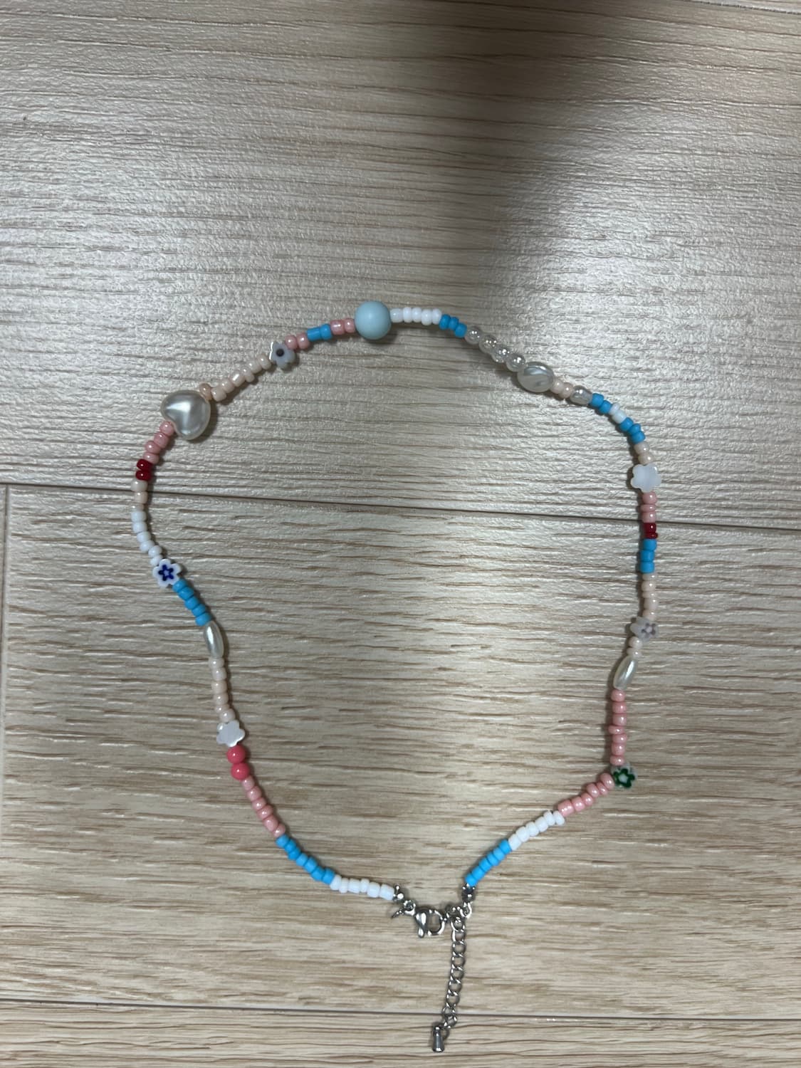 퍼피스딜라이트 퍼피즈 비즈 네클리스 목걸이 핑크 상품이미지5