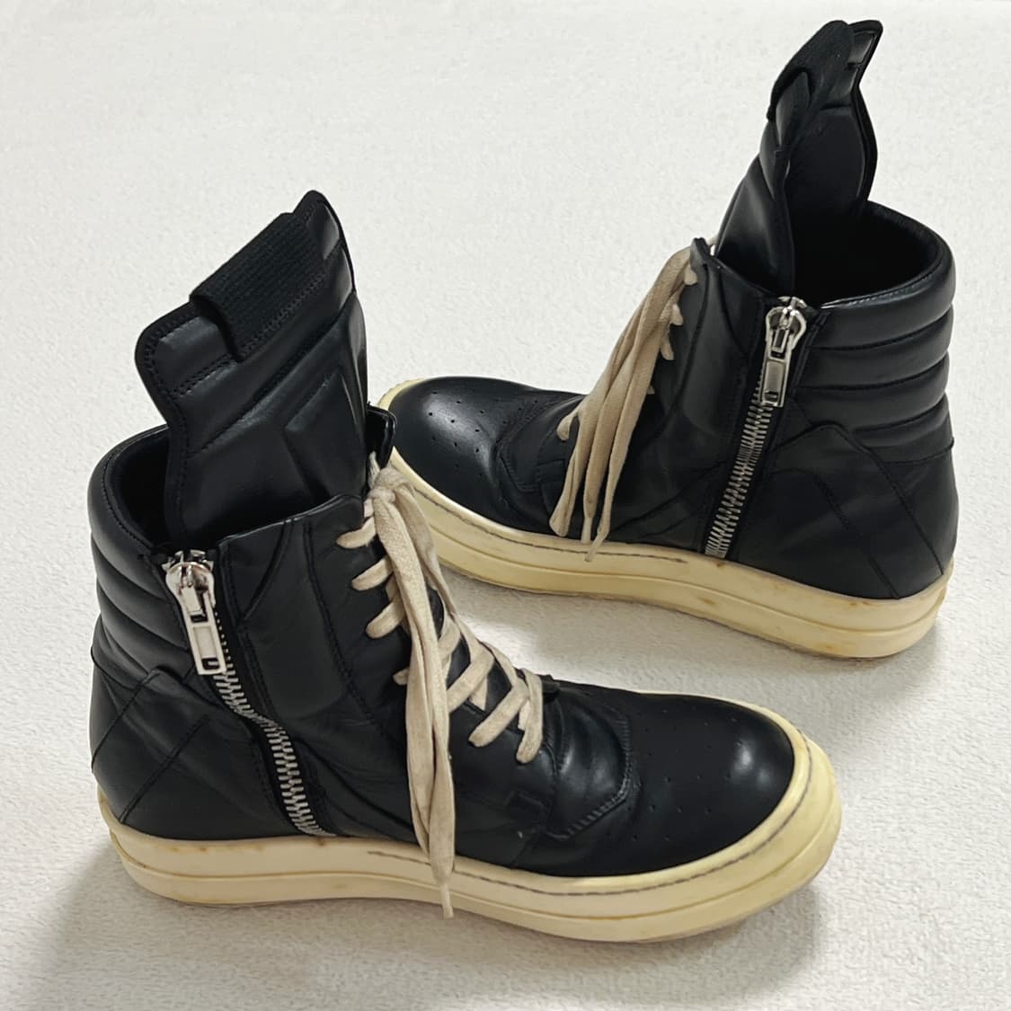 릭오웬스 16FW 지오바스켓 모노크롬 LPO 검검흰 상품이미지4