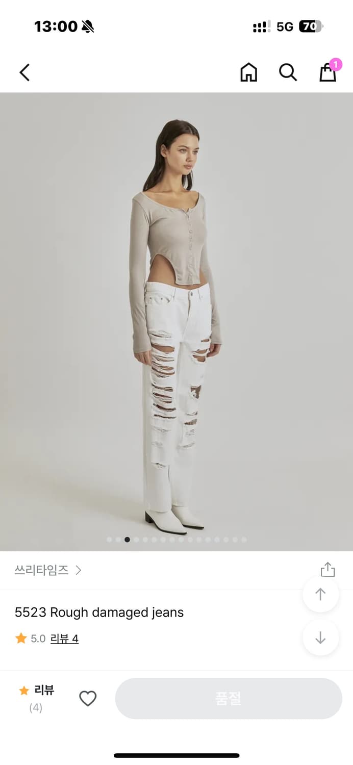 쓰리타임즈 데미지 진  상품이미지3
