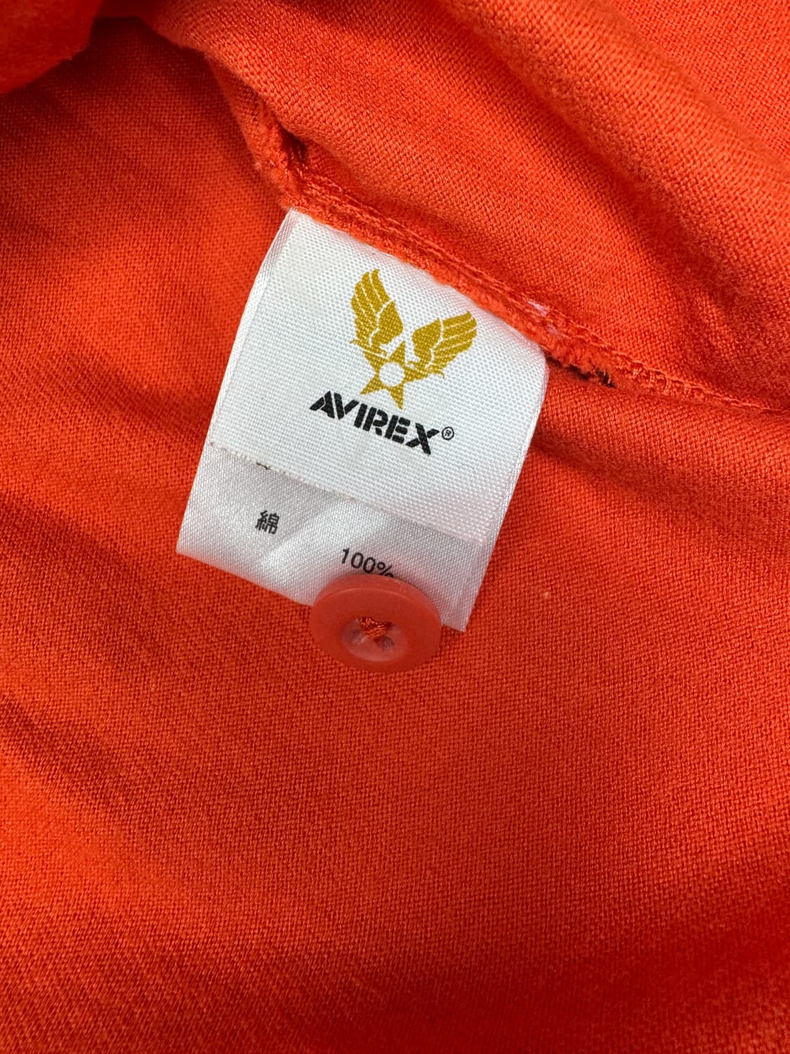 아비렉스 재팬 avirex 롱슬리브 오렌지 XL 상품이미지6