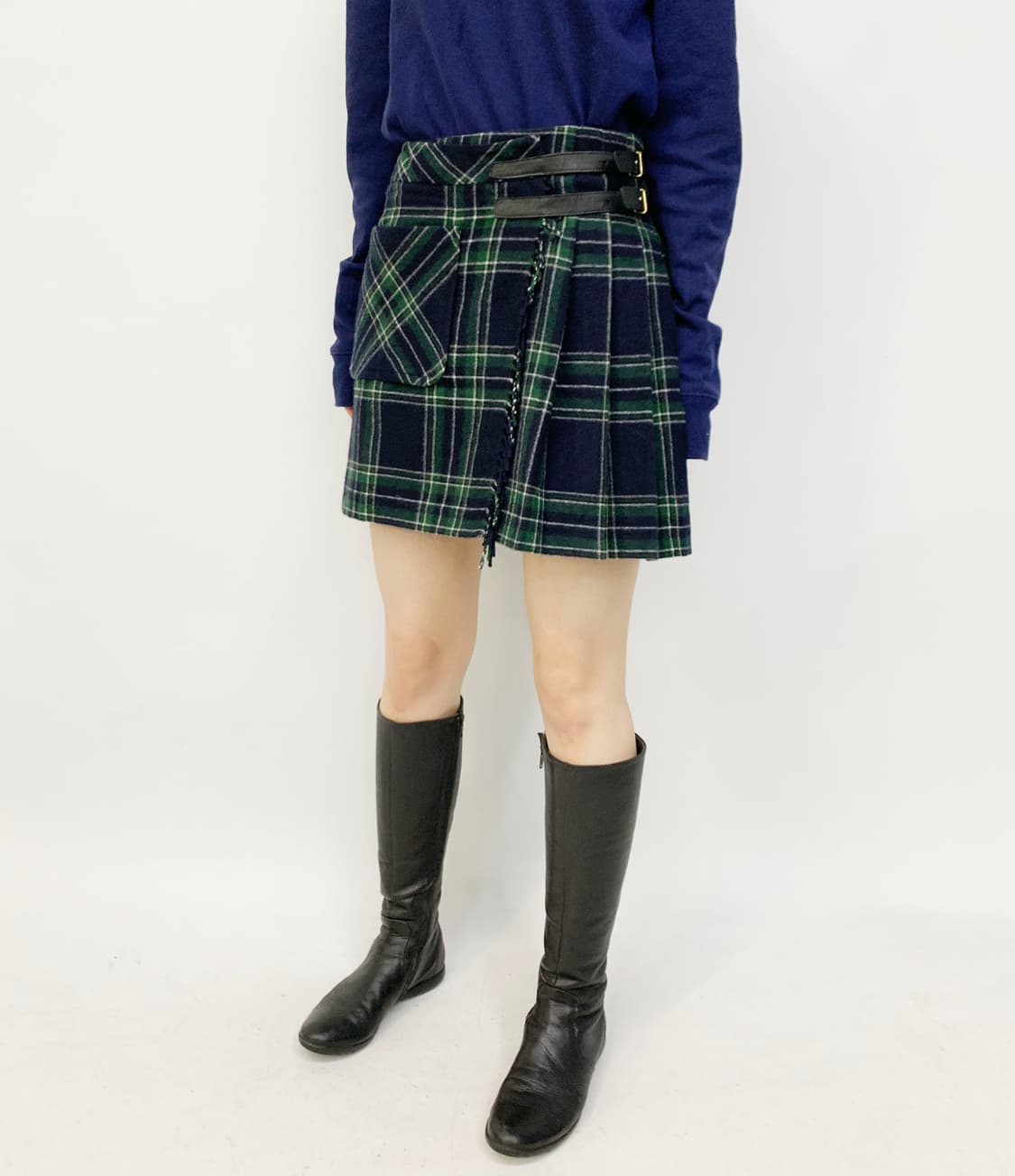 막스앤코 막스마라 울 미니 랩스커트 상품이미지2