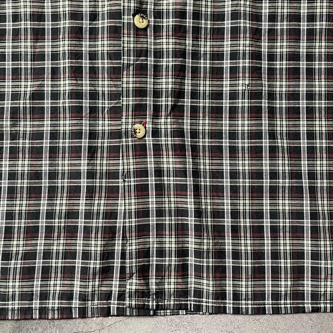 DICKIES 디키즈 빈티지 체크 반팔 워크 셔츠 A01000 상품이미지5