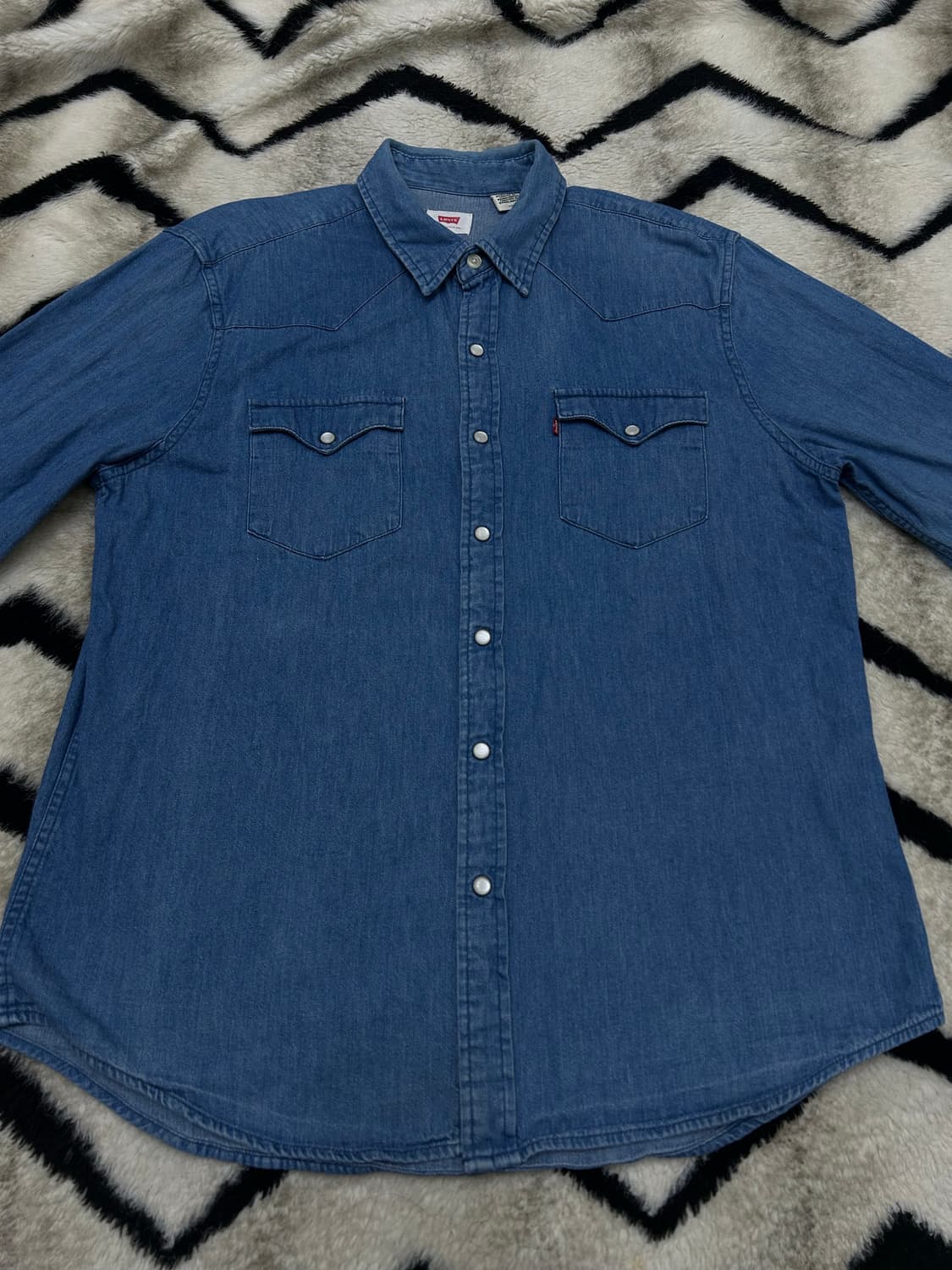 [L]리바이스 웨스턴 데님 셔츠/중청 상품이미지3
