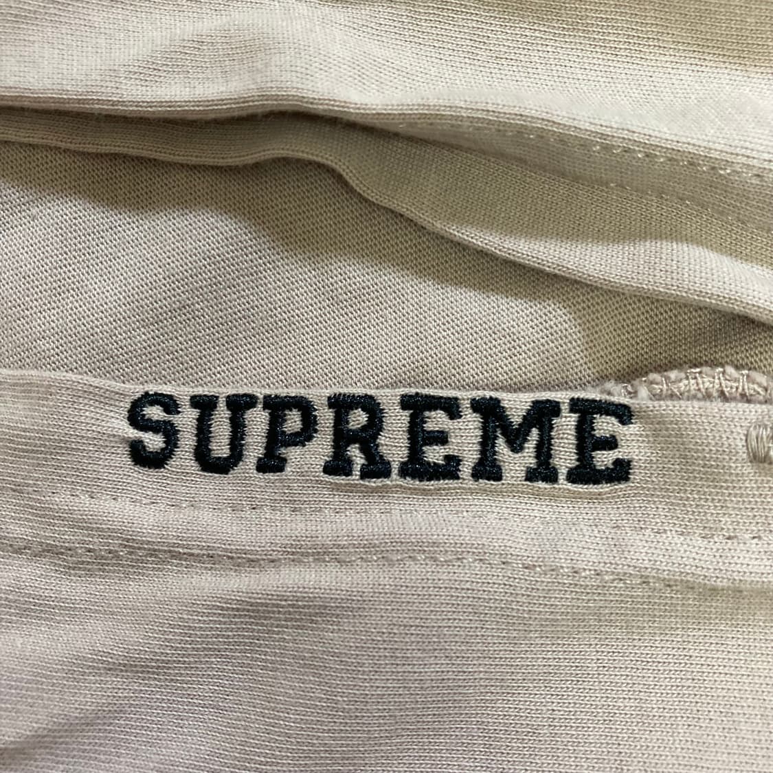 (M) 슈프림 24ss 레이어드 후드 롱슬리브 탄색상 해린 상품이미지4