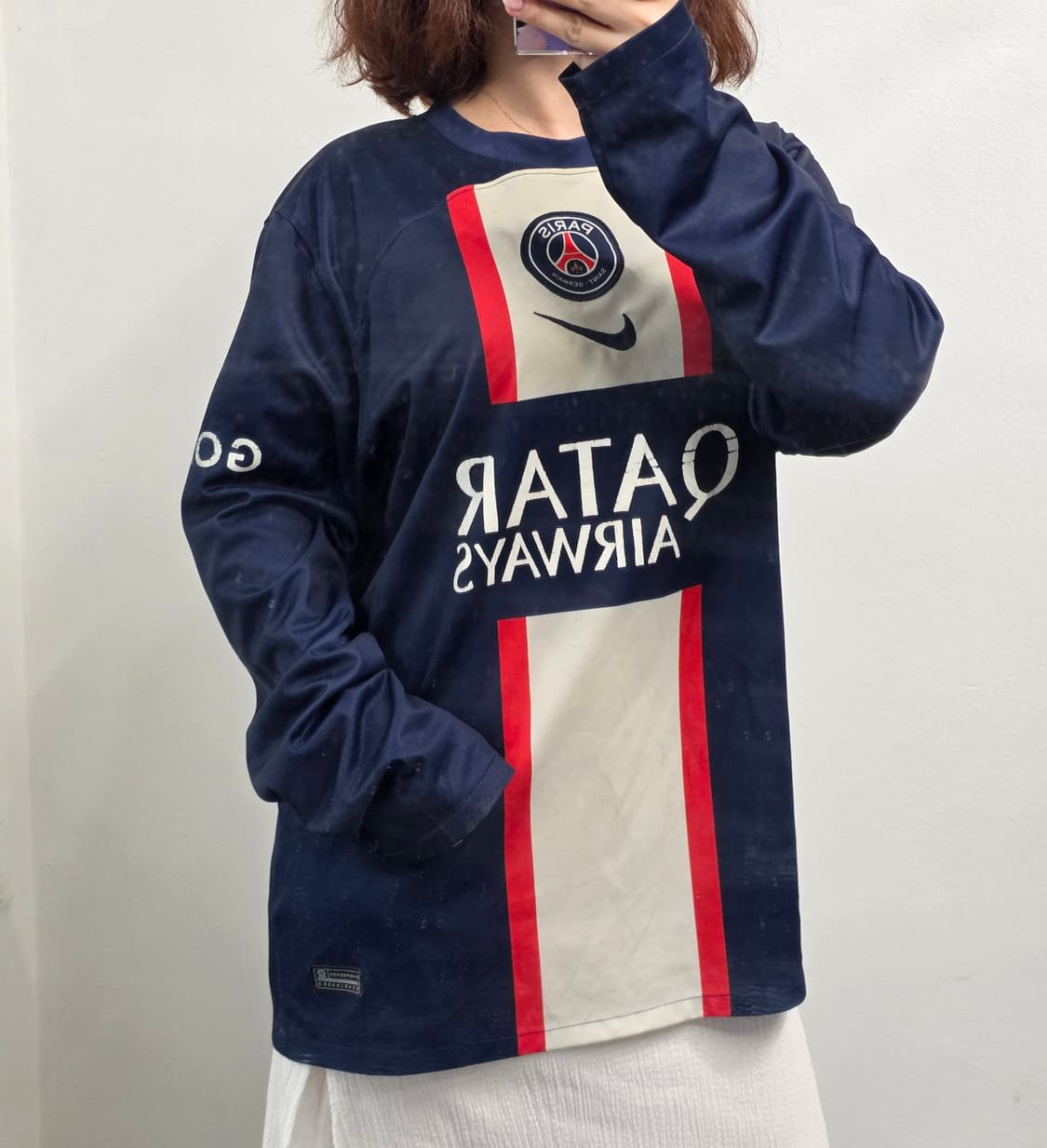 [프립]L/나이키 파리 생제르맹(PSG) 22-23 홈 긴팔져지 상품이미지2