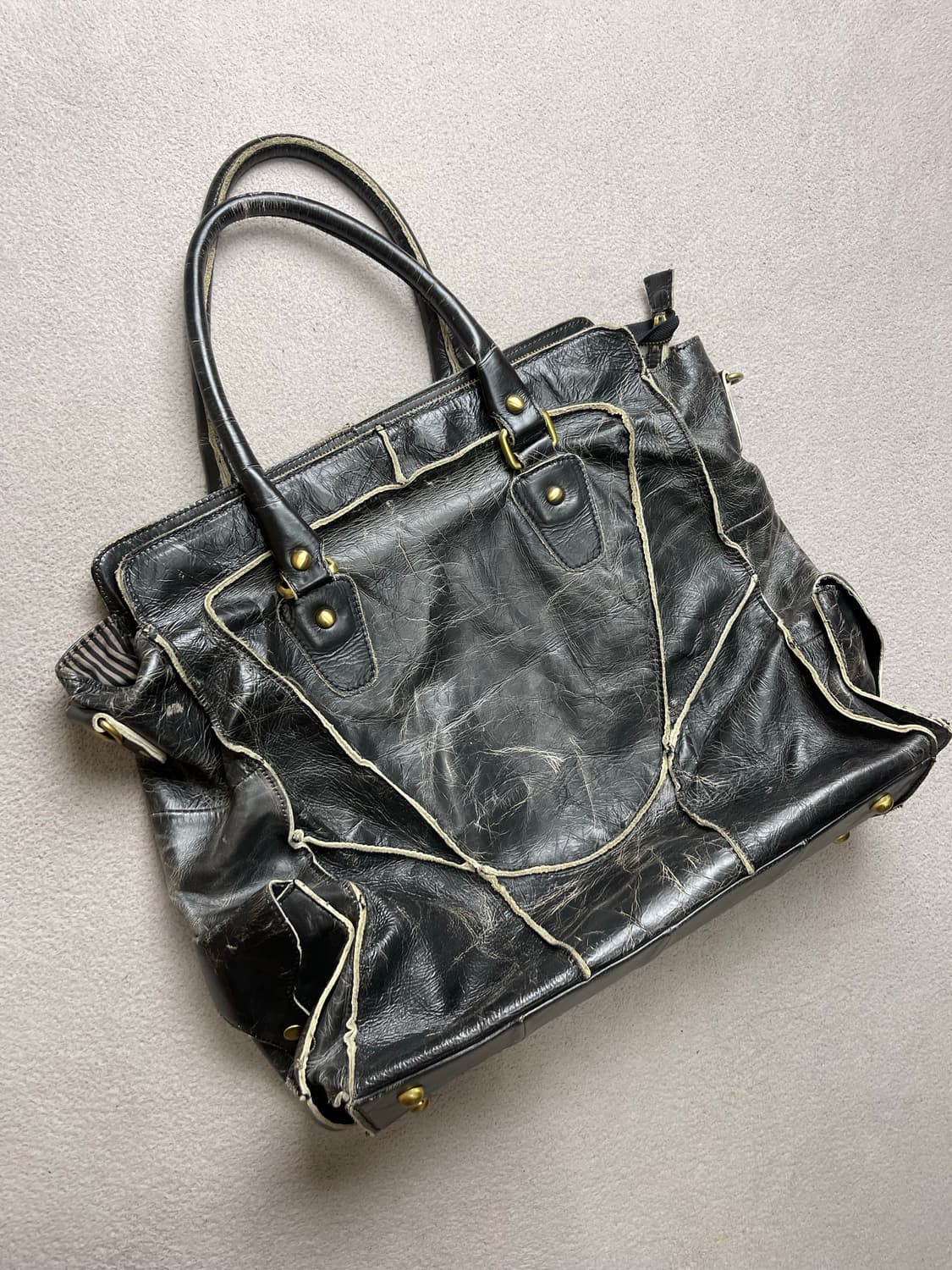 CONNIE LINE 빈티지 소가죽가방 - 숄더백 상품이미지8