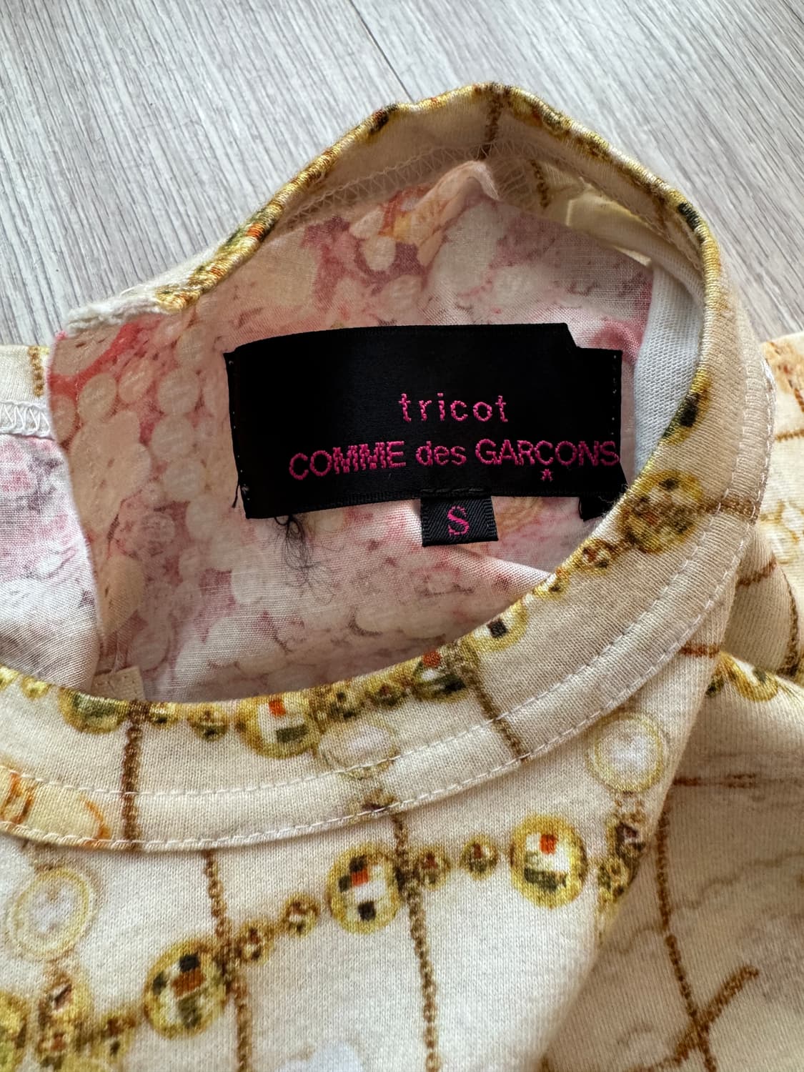 Comme des garcons tricot 풀프린팅 티셔츠 상품이미지7