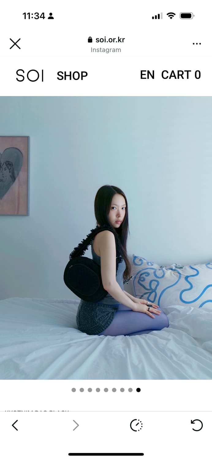 [SOI] KKOTNIM BAG BLACK 상품이미지2