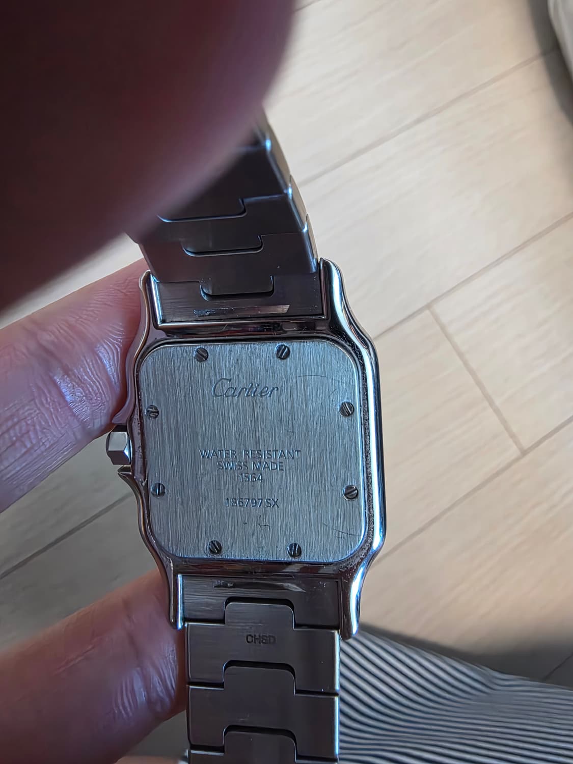 까르띠에 산토스 갈베 lm 쿼츠 풀박스 상품이미지5