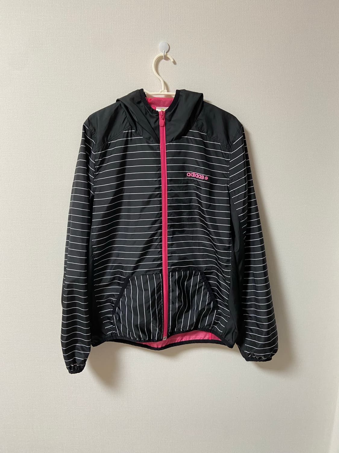 일본 빈티지 아디다스 스트라이프 바람막이 상품이미지2