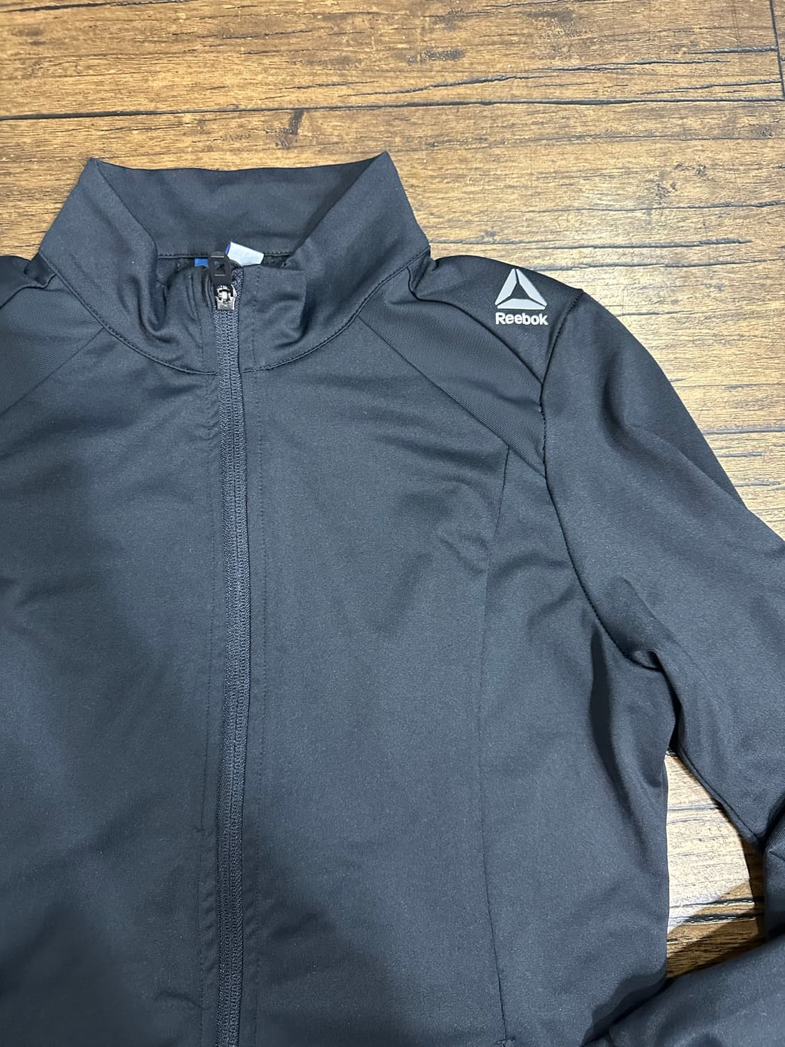 리복 REEBOK 블랙 기능성 트레이닝 집업 자켓 여성 85 상품이미지3