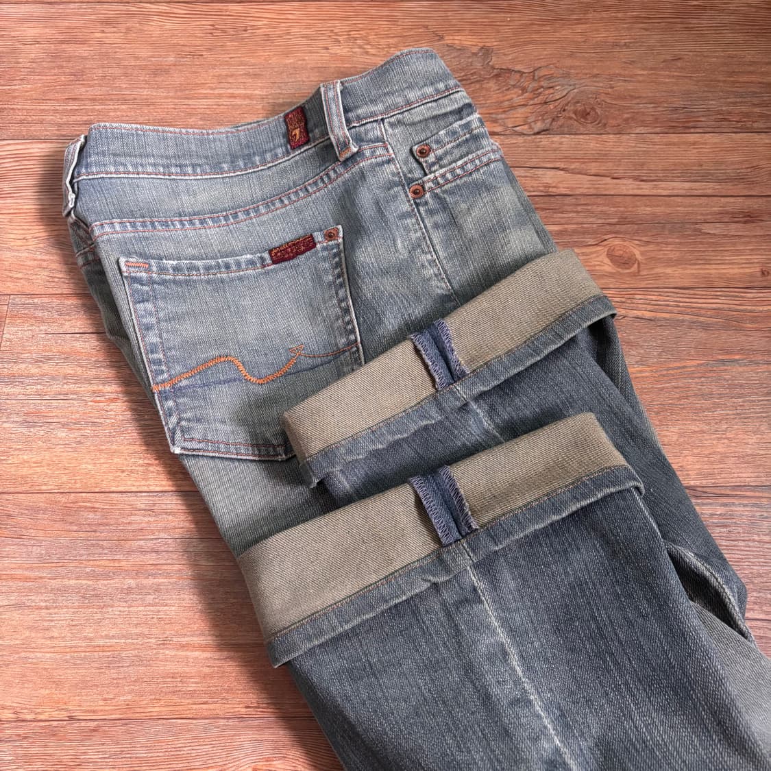 세븐진 29 부츠컷 데님 청바지 슬림 미국 수입 정품  상품이미지3