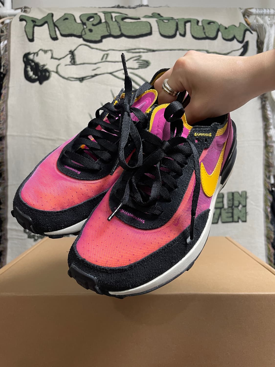 (Nike)나이키 와플 원 액티브 푸시아 245 상품이미지4