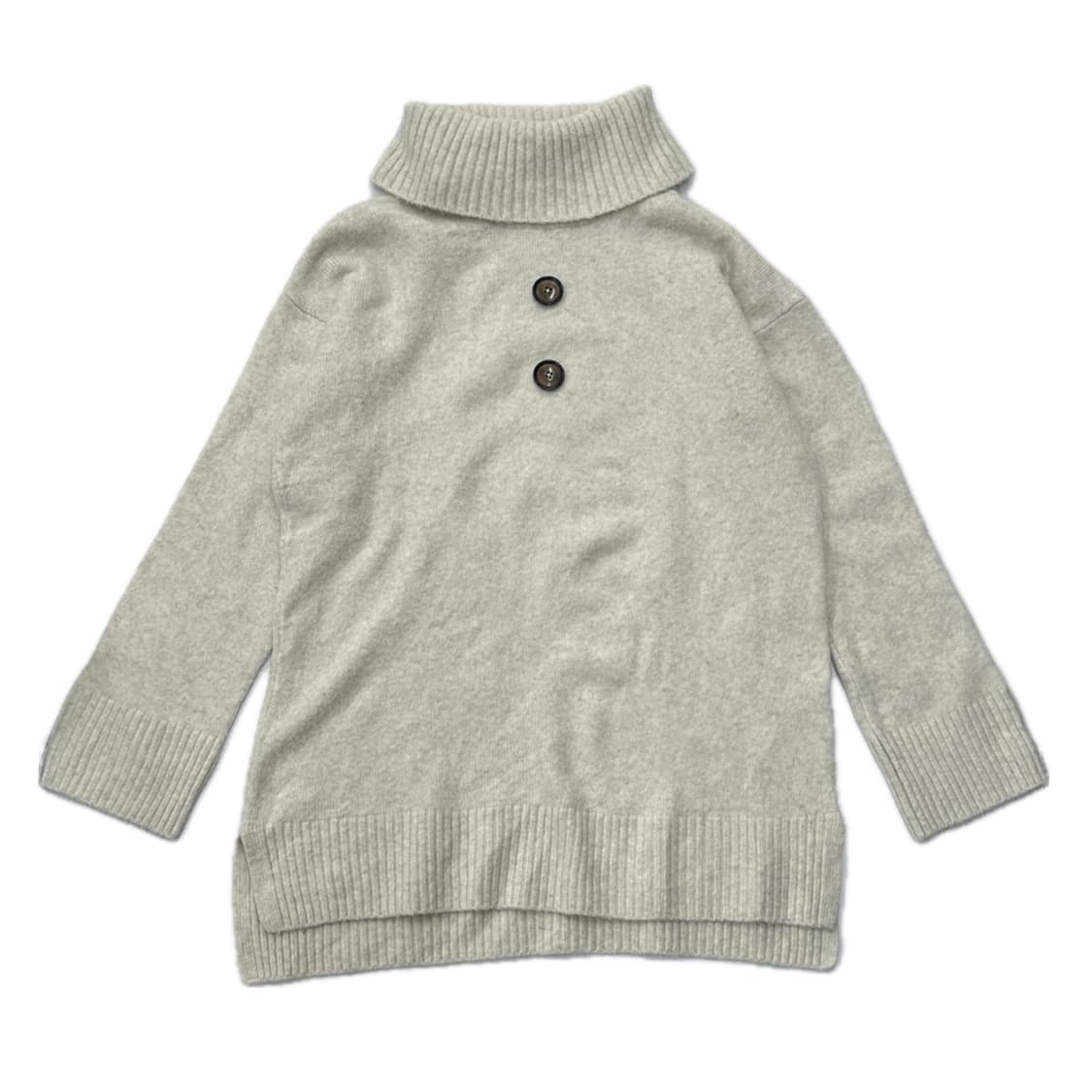 ❄️너닿 사와코 코디세트 ❄️하프넥 니트 롱 체크 스커트 그런지 겨울  상품이미지2