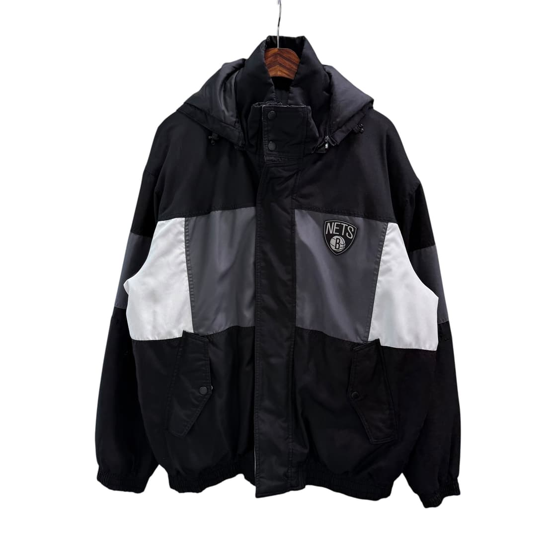 [XL] NBA 네츠 후드 패딩점퍼 상품이미지3