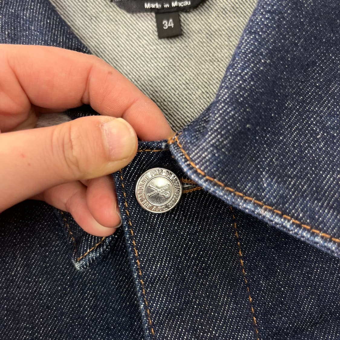 W 95 A.P.C 아페쎄 인디고 데님 자켓 상품이미지4