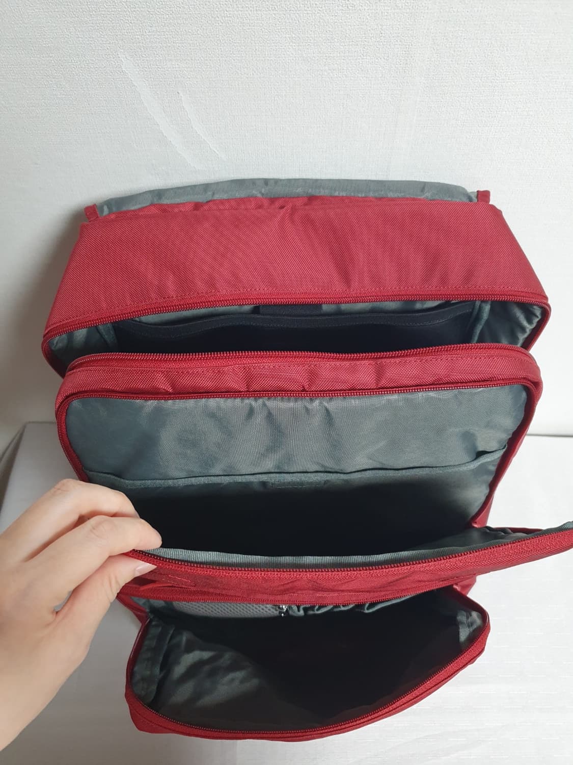 캉골 Beam 레드와인 노트북 백팩 OS 💼🍷 상품이미지6