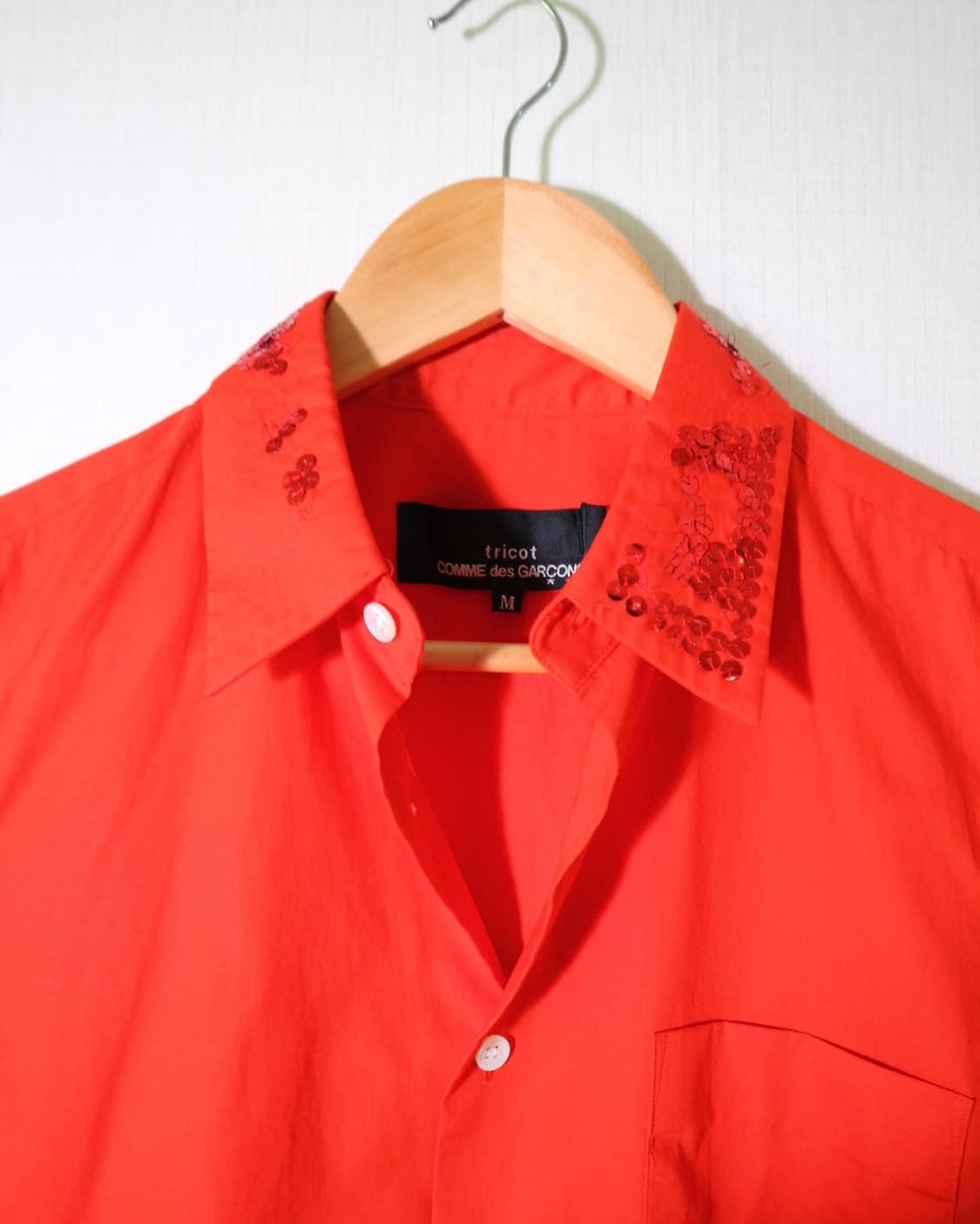 Tricot 2001 Red Short-Sleeve Shirt 상품이미지3