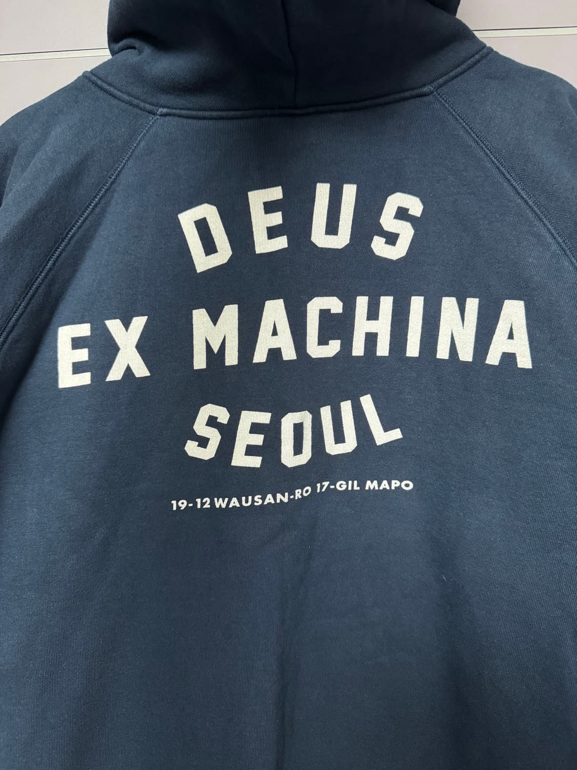데우스 엑스 마키나 후드티 서울 xl 네이비 민트급 상품이미지2