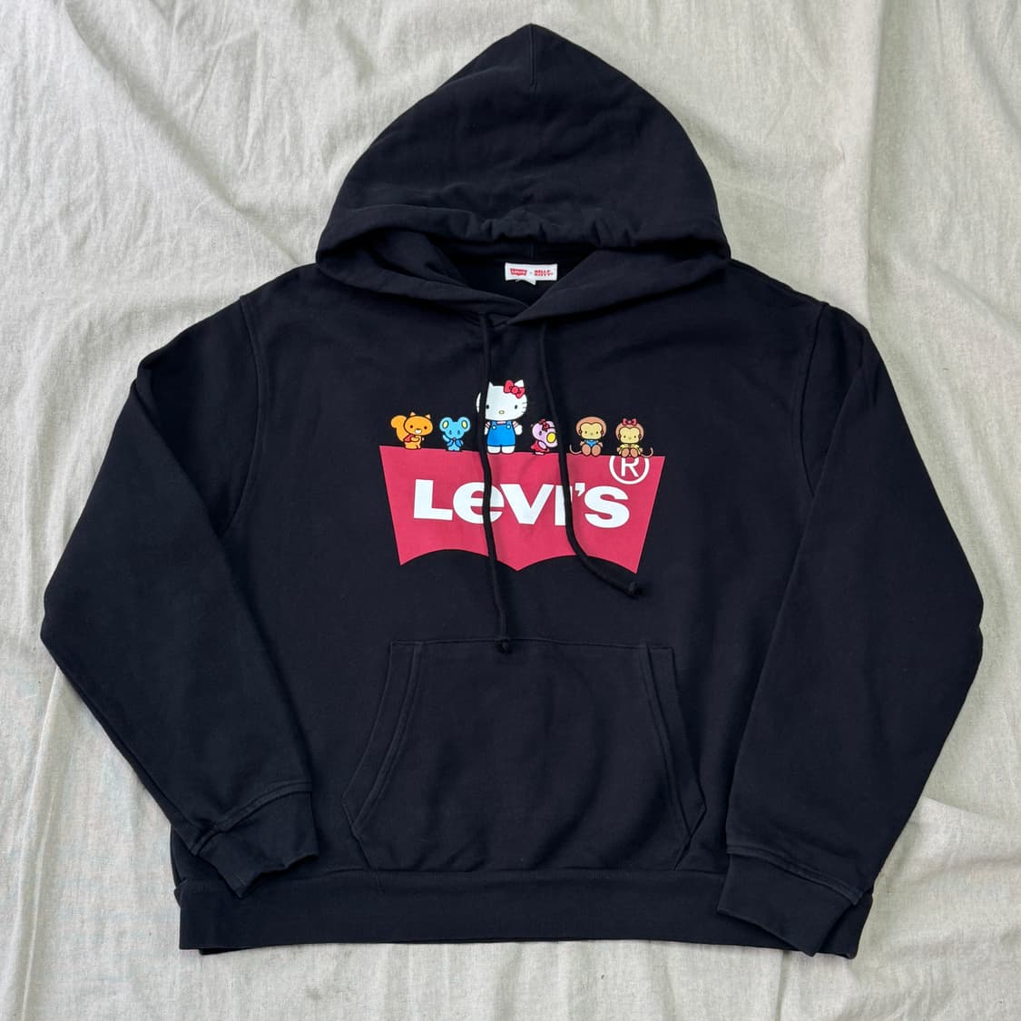 리바이스 x 헬로키티 빅로고 후드 S 상품이미지1