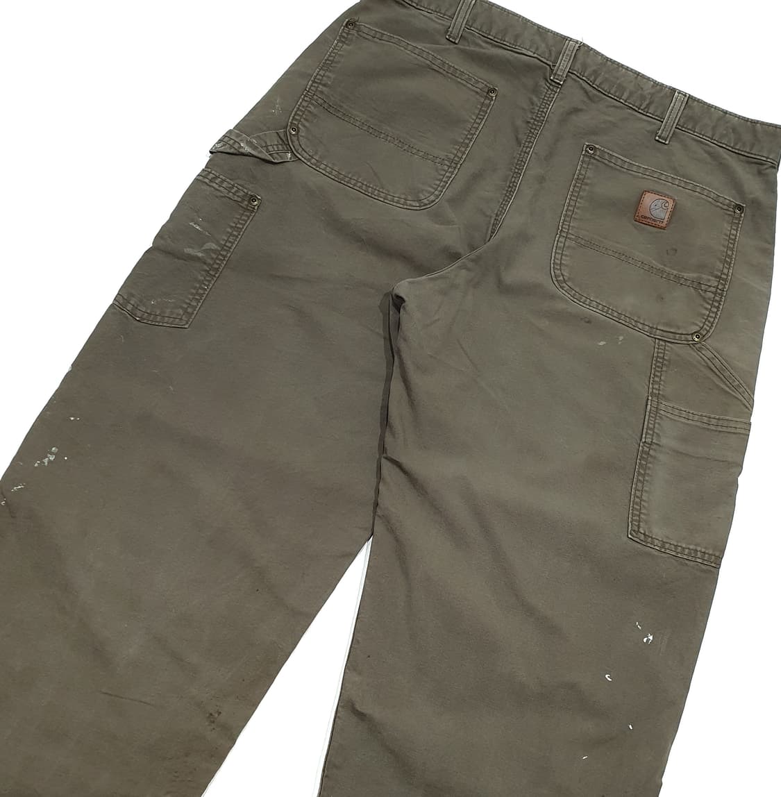 칼하트 더블니 B195 카키 덩가리핏 34 (32~34) 상품이미지5