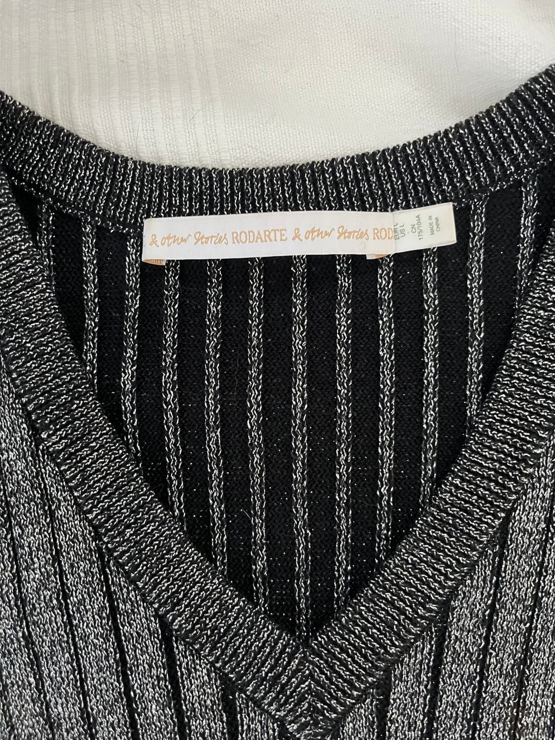 Silver Lurex Top 실버 메탈릭 베스트 상품이미지4